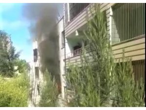 Şanlıurfa’da ev yangını