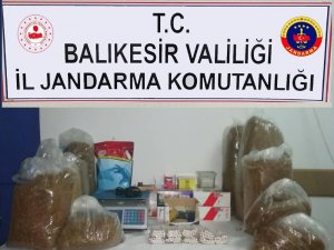 Balya’da kaçak tütün operasyonu