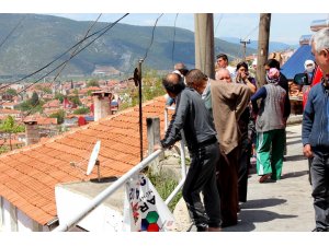 Tarihi Muğla evlerinin bulunduğu bölgede yangın
