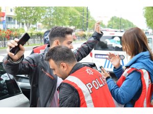 Uygulamada yakalanan ehliyetsiz sürücüden ilginç tavsiye