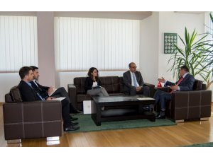 Türkiye’nin Kosova Büyükelçisi Sakar, Kosova Çevre ve Alan  Planlama Bakanı Matoshi ile görüştü