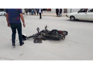 Feci kazada motosiklet sürücüsü hayatını kaybetti