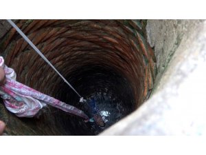 Kuyuya düşen küçük çocuğu itfaiye kurtardı