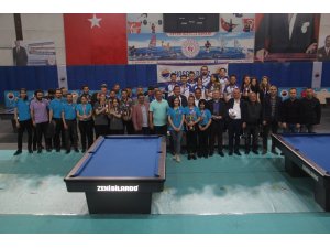 Üniversiteler Arası 8 Top Bilardo Turnuvası sona erdi
