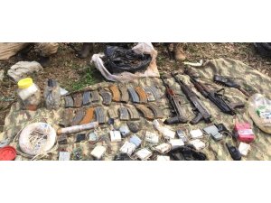 Tunceli’de teröristlerin 3 kamp alanı imha edildi