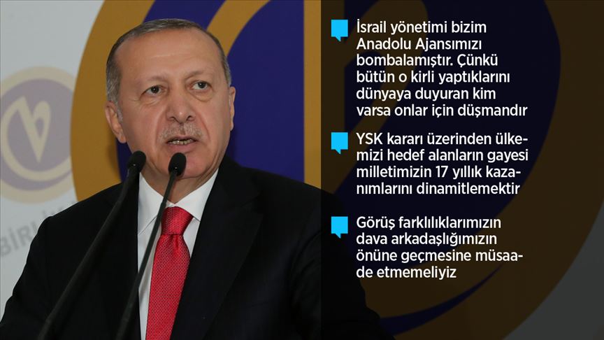 Erdoğan 39. Geleneksel Birlik Vakfı İftarında konuştu