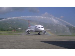 THY Zonguldak’a ilk yurt içi seferini gerçekleştirdi