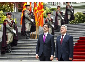 Kuzey Makedonya’nın yeni Cumhurbaşkanı Pendarovski görevi teslim aldı