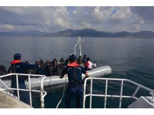 Kuşadası’nda 14’ü çocuk 39 kaçak göçmen yakalandı