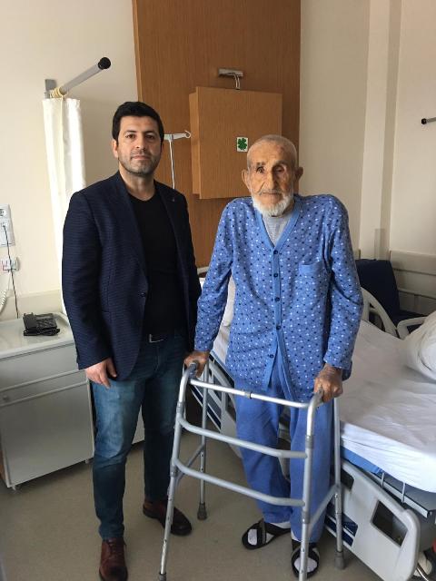 Beyşehir'de 101 yaşındaki hastaya kalça ameliyatı