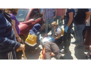 Manavgat’ta motosiklet kazası: 1 yaralı