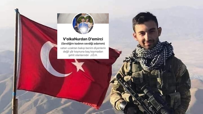 'Yar koynuna baş koymadan...' Şehit askerin paylaşımı yürek sızlattı...