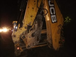 Kepçeyle define arayanlara suçüstü