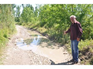 Sumbaslı çiftçiler sulama kanalı ve yol istiyor