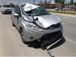 Uşak'ta otomobilin çarptığı bisiklet sürücüsü öldü