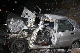 Beyşehir'de trafik kazası: 1 ölü, 4 yaralı