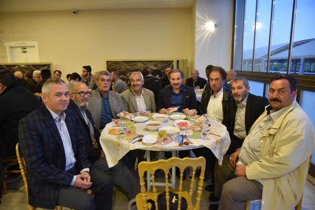 Dolmuşçu esnafı iftar yemeğinde buluştu