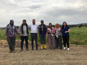 Ayvalık’ta çiftçiler unutulmadı