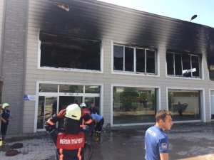 Mersin’de strafor fabrikasında yangın
