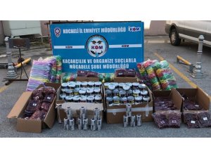 Kocaeli’de 154 kilo kaçak nargile tütünü yakalandı