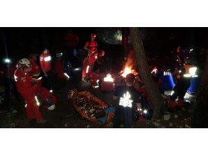 Antalya’da kanyonda mahsur kalan turisti kurtarma operasyonu