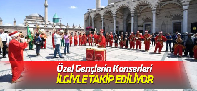Konya'da Özel Gençler Mehter Takımı'nın Konserleri İlgiyle Takip Ediliyor