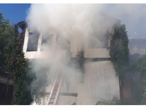 Beypazarı'nda ev yangını