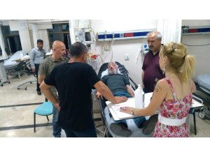 Antalya’da gazeteciye darp