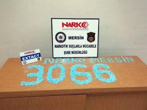 Mersin’de 3 bin 66 adet uyuşturucu hap ele geçirildi
