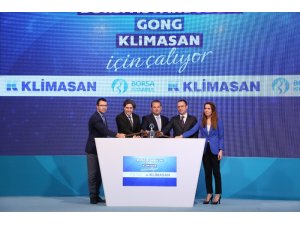 Borsa İstanbul’da gong ’Klimasan’ için çaldı