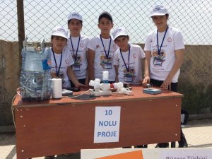 Şırnak’ta öğrenciler rüzgar türbininden elektrik üretti