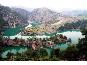 Bu köyde hem manzara hem de ürünler doğal