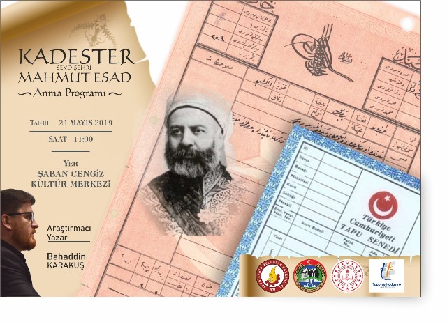 Kadester Mahmut Esad Efendi Seydişehir'de anılacak
