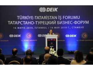 Bakan Pekcan: “Tataristanlı firmaların yatırımlarını desteklemeye hazırız”