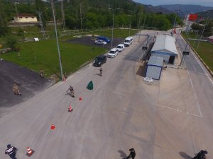 Jandarma havadan ve karadan denetledi
