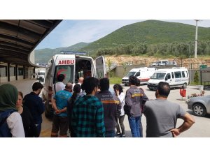Ayağını iş makinesi ezen stajyer kız ağır yaralandı