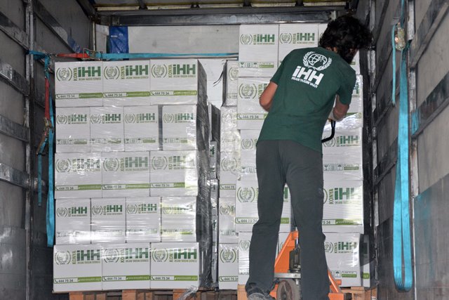 Konya'dan Suriye'ye iftarlık kumanya yardımı