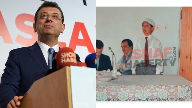 Çok konuşulacak fotoğraf... Ekrem İmamoğlu Süleymancı mı?