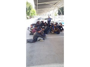 Kayseri’de 21 kaçak göçmen yakalandı