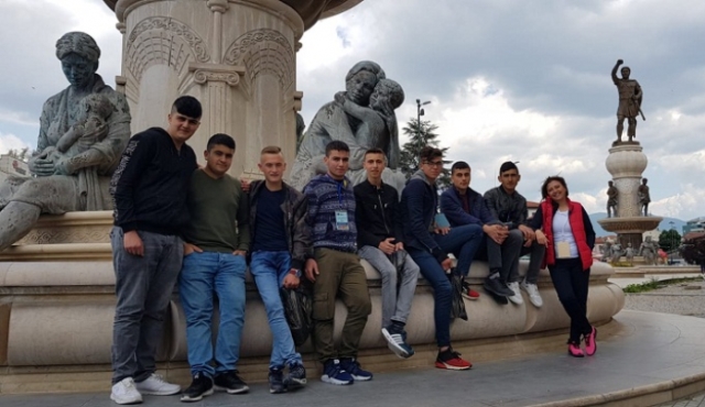 Ortakaraören Lisesi öğrencileri Avrupa'ya gitti