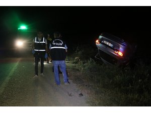 Defalarca takla atan otomobilden fırlayan kadın hayatını kaybetti