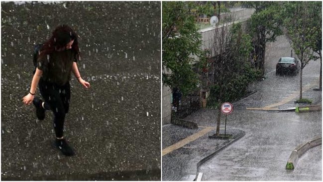 Dolu sürprizi! Kaçacak yer aradılar!