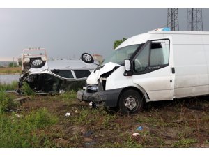 Feci kaza kameralara yansıdı: 2 ölü, 2 yaralı