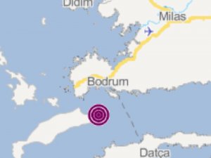 Bodrum’da peş peşe meydana gelen depremler korkuttu
