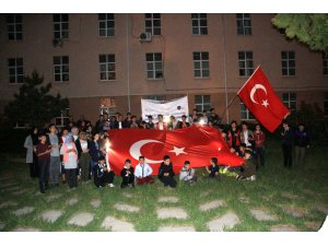 Suşehri'nde gençlik yürüyüşü