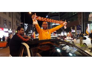 Van’da Galatasaray’ın şampiyonluk kutlaması