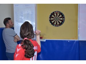 Öğrenciler ’Dart’ta birinci olmak için ter döktü