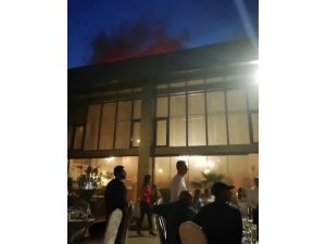 Şirehan Otel’de iftar vakti çıkan yangın korkuttu