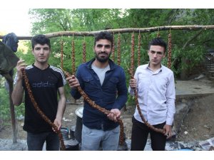 Yılda 500 ton cevizli sucuk üretiyorlar