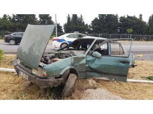 Söke’de kaza ucuz atlatıldı
